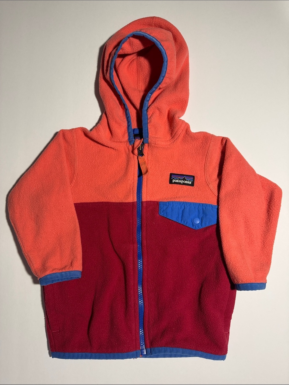 Patagonia Baby Micro D® Snap-T® Jacket Fleece Hoodie - 6-12 months